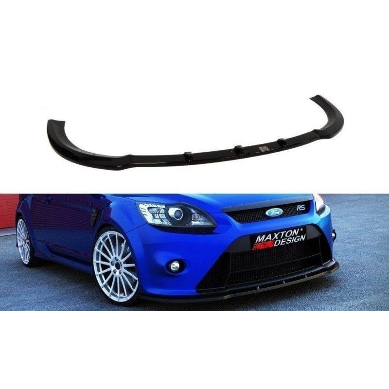 Maxton Front Splitter V.1 Ford Focus RS Mk2 Gloss Black, Focus Mk2 / 2.5 / ST / RS