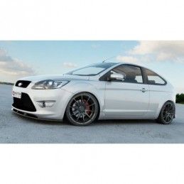 Maxton Front Splitter Ford Focus ST Mk2 FL Gloss Black, Focus Mk2 / 2.5 / ST / RS