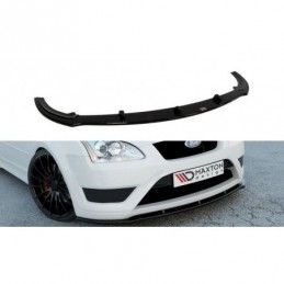 Maxton Front Splitter V.1 Ford Focus ST Mk2 Gloss Black, Focus Mk2 / 2.5 / ST / RS