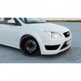 Maxton Front Splitter V.1 Ford Focus ST Mk2 Gloss Black, Focus Mk2 / 2.5 / ST / RS