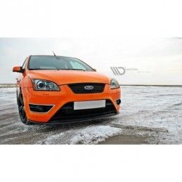 Maxton Front Splitter V.2 Ford Focus ST Mk2 Gloss Black, Focus Mk2 / 2.5 / ST / RS