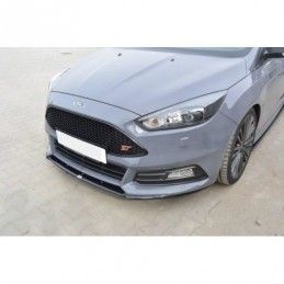 Maxton Front Splitter Ford Focus ST Mk3 FL (Cupra) Gloss Black, Focus Mk3 / 3.5 / ST / RS