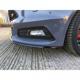 Maxton Front Splitter Ford Focus ST Mk3 FL (Cupra) Gloss Black, Focus Mk3 / 3.5 / ST / RS