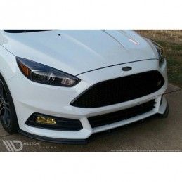 Maxton Front Splitter V.1 Ford Focus ST Mk3 FL Gloss Black, Focus Mk3 / 3.5 / ST / RS