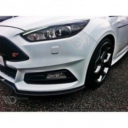 Maxton Front Splitter V.1 Ford Focus ST Mk3 FL Gloss Black, Focus Mk3 / 3.5 / ST / RS