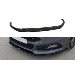 Maxton Front Splitter V.2 Ford Focus ST Mk3 FL Gloss Black, Focus Mk3 / 3.5 / ST / RS