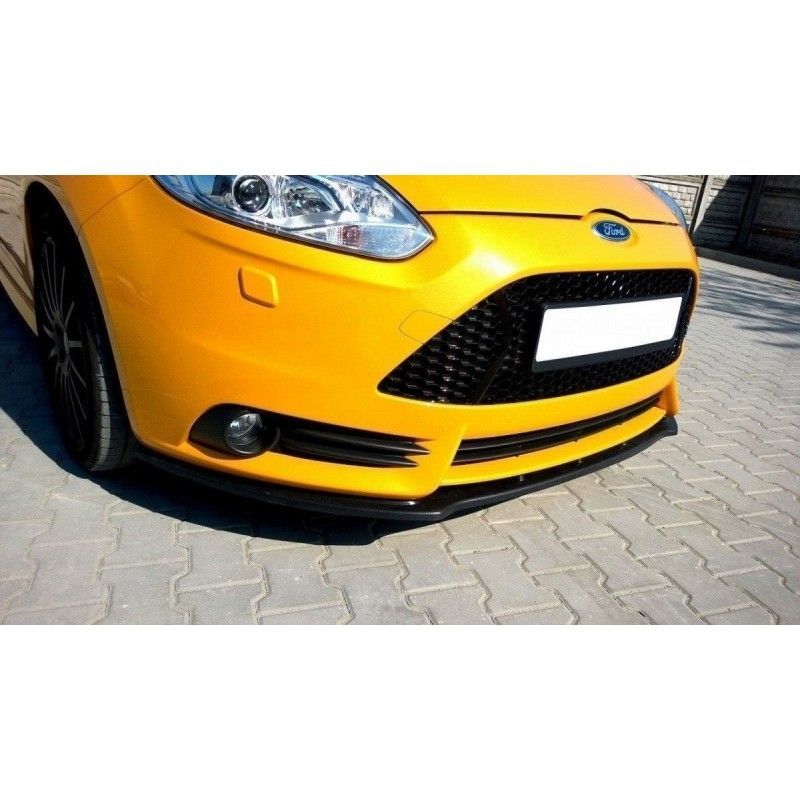 Maxton Front Splitter V.1 Ford Focus ST Mk3 Gloss Black, Focus Mk3 / 3.5 / ST / RS