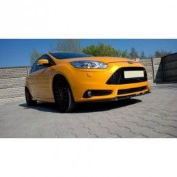 Maxton Front Splitter V.1 Ford Focus ST Mk3 Gloss Black, Focus Mk3 / 3.5 / ST / RS