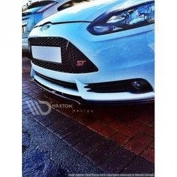 Maxton Front Splitter V.1 Ford Focus ST Mk3 Gloss Black, Focus Mk3 / 3.5 / ST / RS