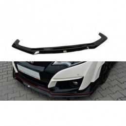 Maxton FRONT SPLITTER v.2 HONDA CIVIC IX TYPE R Gloss Black, CIVIC