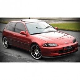 Maxton FRONT SPLITTER HONDA CIVIC MK5 Gloss Black, CIVIC