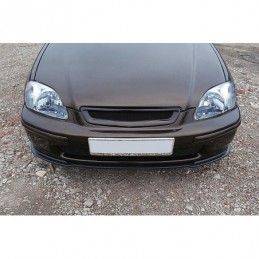 Maxton FRONT SPLITTER HONDA CIVIC MK6 EJ9 Gloss Black, CIVIC