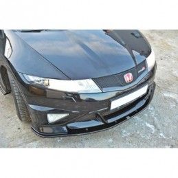 Maxton FRONT SPLITTER HONDA CIVIC VIII TYPE R GP Gloss Black, CIVIC