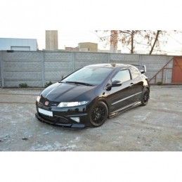 Maxton FRONT SPLITTER HONDA CIVIC VIII TYPE R GP Gloss Black, CIVIC