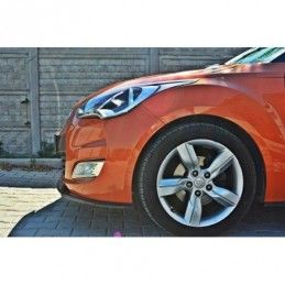 Maxton FRONT SPLITTER Hyundai Veloster Gloss Black, Hyundai