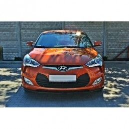 Maxton FRONT SPLITTER Hyundai Veloster Gloss Black, Hyundai