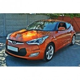 Maxton FRONT SPLITTER Hyundai Veloster Gloss Black, Hyundai