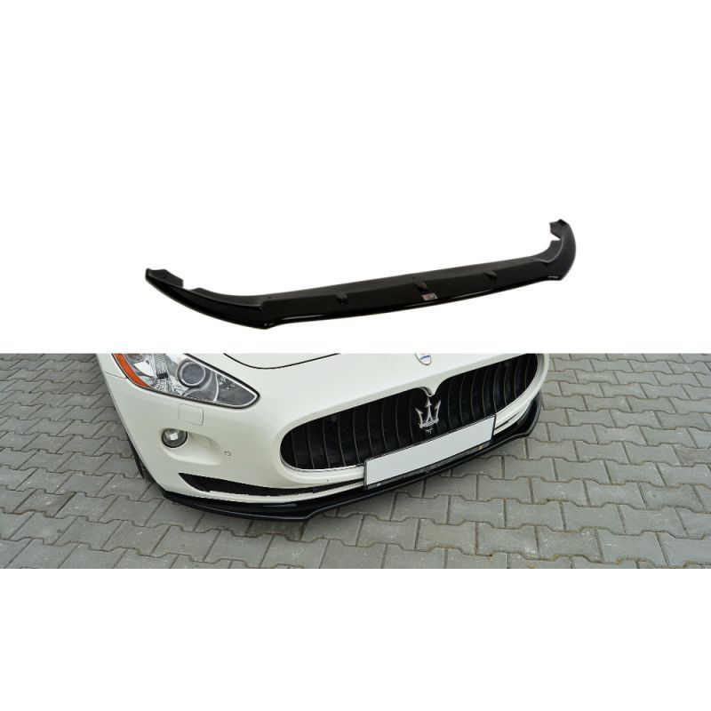 Maxton FRONT SPLITTER MASERATI GRANTURISMO 2007-2011 Gloss Black, Maserati