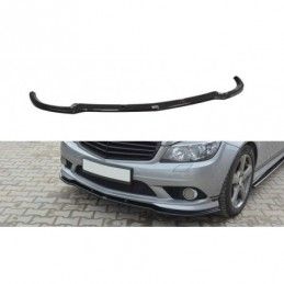 Maxton FRONT SPLITTER Mercedes C W204 AMG-Line (PREFACE) Gloss Black, W204