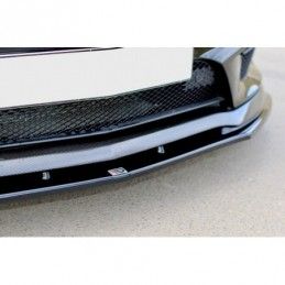 Maxton FRONT SPLITTER v.2 MERCEDES CLA 45 AMG C117 (PREFACE) Gloss Black, CLA C117