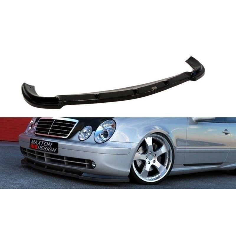 Maxton FRONT SPLITTER MERCEDES CLK W208 (FOR W208 AMG) Gloss Black, W208