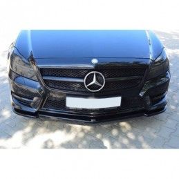 Maxton FRONT SPLITTER MERCEDES CLS C218 AMG LINE Gloss Black, W218