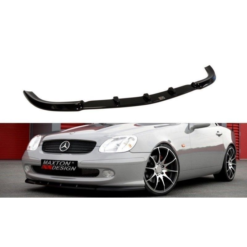 Maxton FRONT SPLITTER MERCEDES SLK R170 Gloss Black, SLK R171