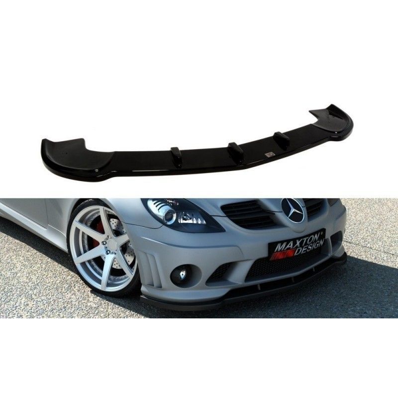 Maxton Front Splitter Mercedes SLK R171 (for Me-SLK -r171-AMG204-f1) Gloss Black, SLK R171