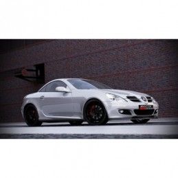 Maxton FRONT SPLITTER MERCEDES SLK R171 STANDARD BUMPER Gloss Black, SLK R171