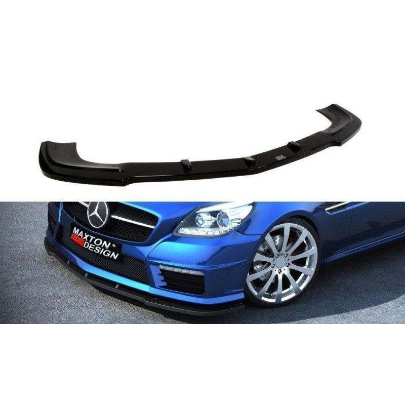 Maxton Front Splitter Mercedes SLK R172 Standard/AMG Gloss Black, SLK R171