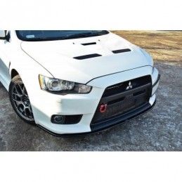 Maxton FRONT SPLITTER V.2 Mitsubishi Lancer Evo X Gloss Black, Lancer Evo