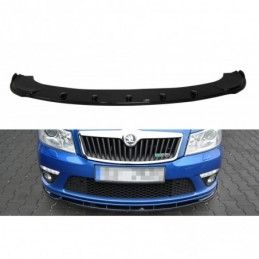 Maxton Front Splitter V.1 Skoda Octavia RS Mk2 FL Gloss Black, Octavia II