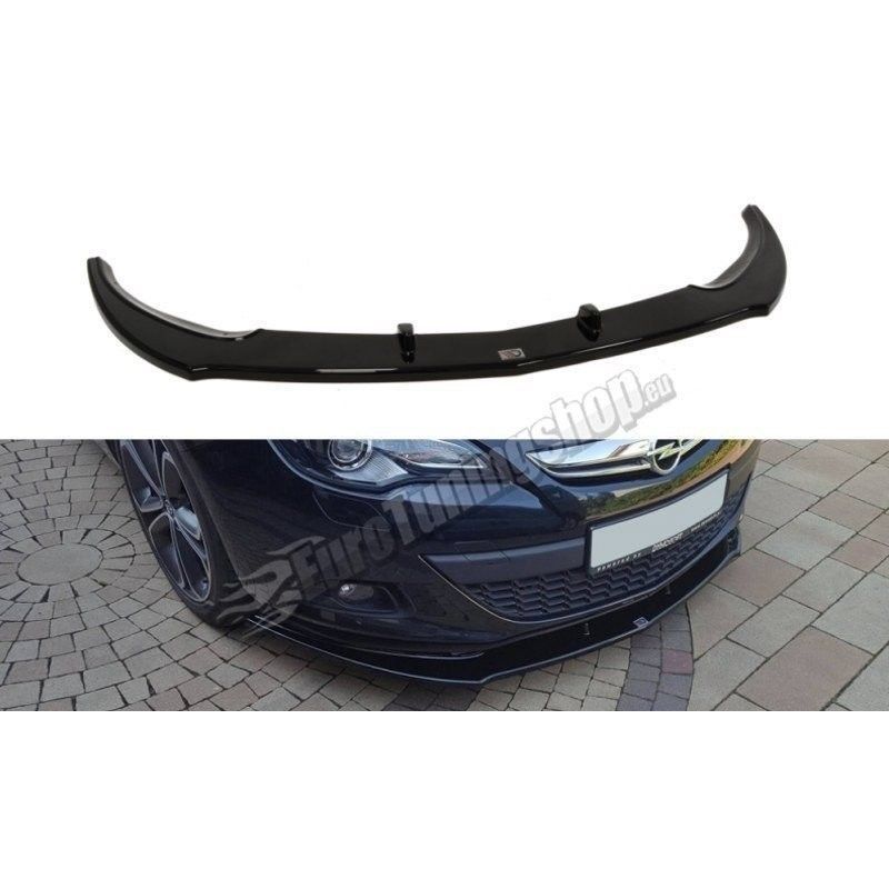 Maxton FRONT SPLITTER OPEL ASTRA J GTC Gloss Black, Astra G