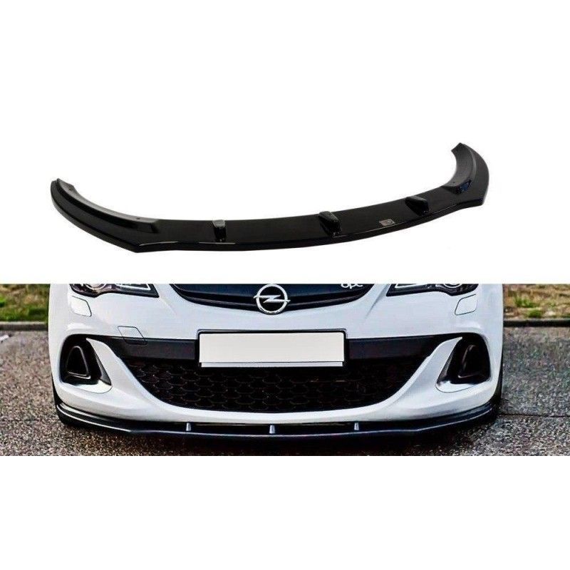 Maxton FRONT SPLITTER OPEL ASTRA J OPC / VXR v.1 Gloss Black, Astra J