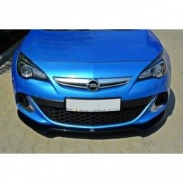 Maxton FRONT SPLITTER OPEL ASTRA J OPC / VXR v.2 Gloss Black, Astra J