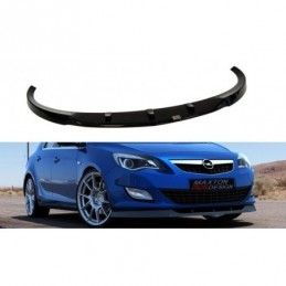 Maxton FRONT SPLITTER OPEL ASTRA J (pre-facelift) Gloss Black, Astra J