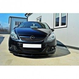 Maxton FRONT SPLITTER OPEL CORSA D (FOR OPC / VXR) Gloss Black, Corsa D