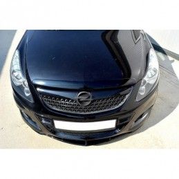 Maxton FRONT SPLITTER OPEL CORSA D (FOR OPC / VXR) Gloss Black, Corsa D