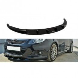 Maxton FRONT SPLITTER OPEL CORSA D NURBURG (FOR OPC / VXR BUMPER) Gloss Black, Corsa D