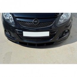 Maxton FRONT SPLITTER OPEL CORSA D NURBURG (FOR OPC / VXR BUMPER) Gloss Black, Corsa D