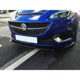 Maxton FRONT SPLITTER OPEL CORSA E OPC / VXR Gloss Black, CORSA E