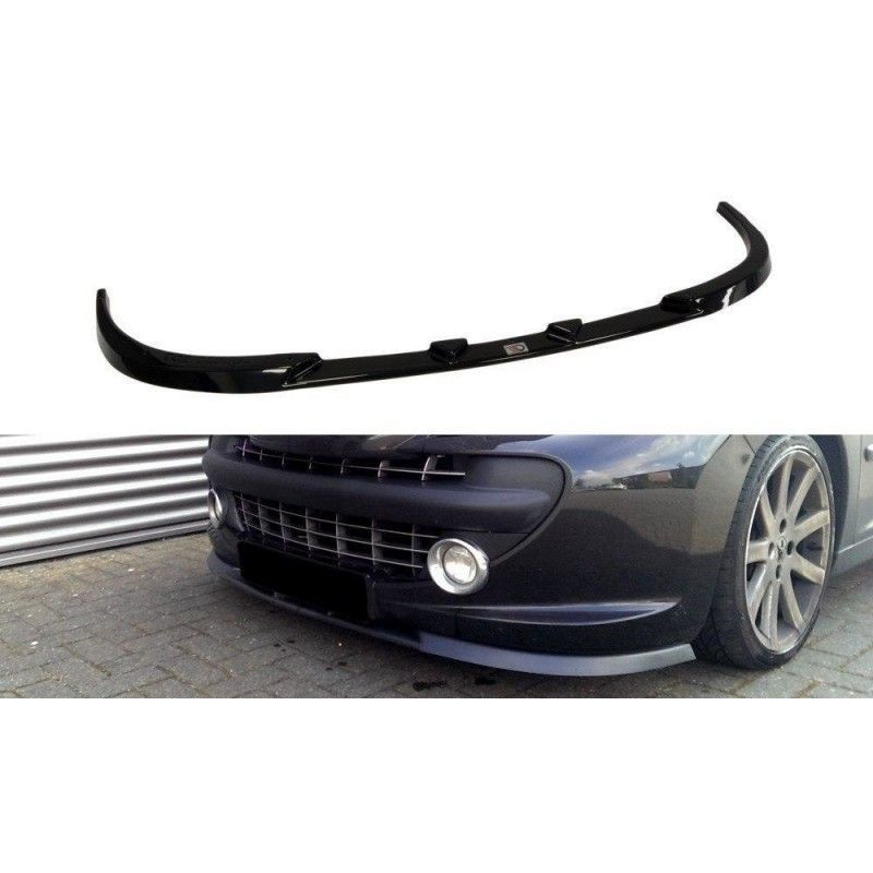 Maxton FRONT SPLITTER PEUGEOT 207 PREFACE MODEL Gloss Black, 207