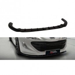 Maxton FRONT SPLITTER V.1 PEUGEOT RCZ Gloss Black, RCZ