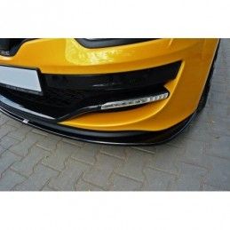 Maxton FRONT SPLITTER RENAULT MEGANE 3 RS v.2 Gloss Black, Megane III