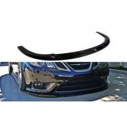 Maxton FRONT SPLITTER SAAB 9-3 TURBO X Gloss Black, SAAB