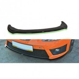 Maxton FRONT SPLITTER V.2 SEAT LEON MK2 CUPRA / FR (FACELIFT) Gloss Black, Leon Mk2 / Cupra