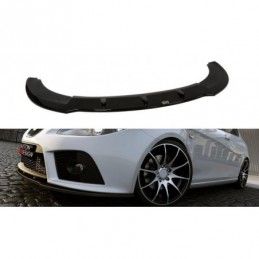 Maxton FRONT SPLITTER SEAT LEON MK2 CUPRA FR PREFACE Gloss Black, Leon Mk2 / Cupra