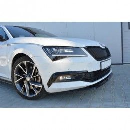 Maxton Front Splitter V.1 Skoda Superb Mk3 Gloss Black, Superb