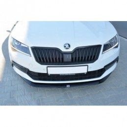 Maxton Front Splitter V.1 Skoda Superb Mk3 Gloss Black, Superb