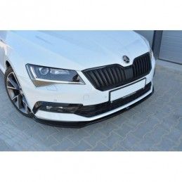 Maxton Front Splitter V.2 Skoda Superb Mk3 Gloss Black, Superb